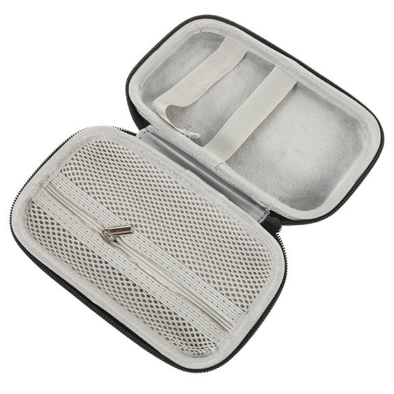 ELAYARD Lightweight Black Travel Case with Mesh Compartments for Microphone and Charger Organization