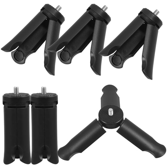 ELAYARD Portable Foldable Black Camera Tripod Head with 1 4 Inch Screw for Dslr and Smartphones