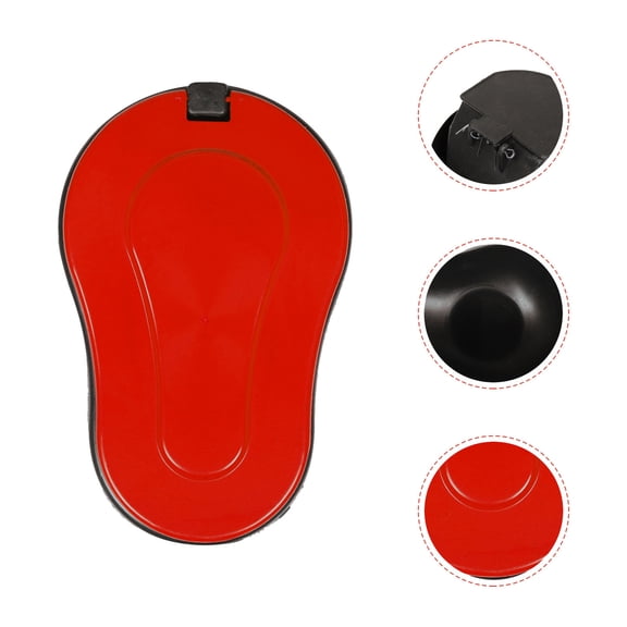 ELAYARD Portable Restroom for Camping Black Plastic with Leakage Prevention 1Set