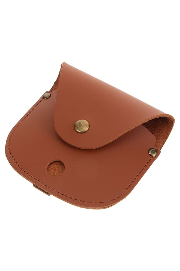 Brown Pocket Watch Case Protective Pouch for Travel, Camping, and Everyday Use