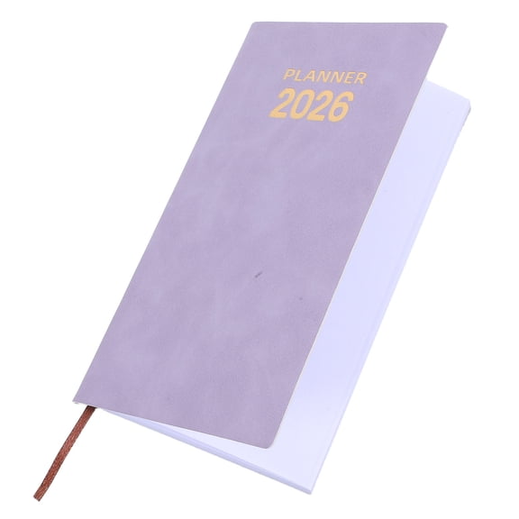 ELAYARD Portable PU Notebook Planner, A6 Size for Writing, Journaling, and Daily Organization