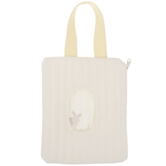 ELAYARD Wet Tissue Dispenser Rectangular Wipe Pouch Beige 1Set