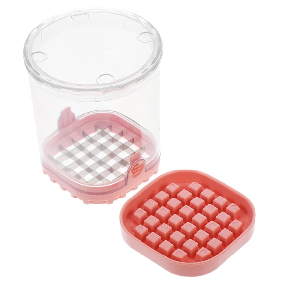 ELAYARD Cucumber Slicer Vegetable Chopper Slicer Pink Plastic 1Pcs Meal Preparation
