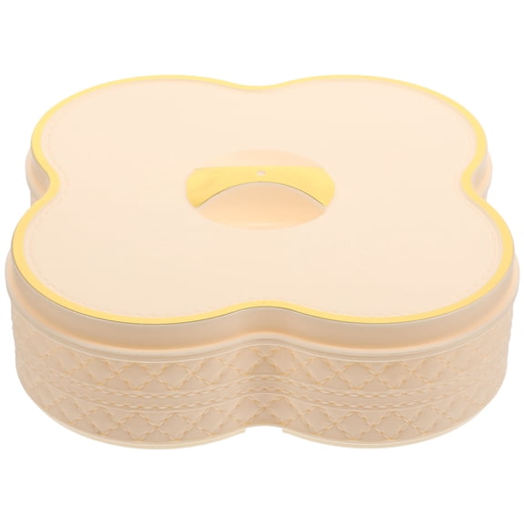 ELAYARD Elegant Beige Multi-Function Candy Box for Candy Chocolate and Biscuit Storage