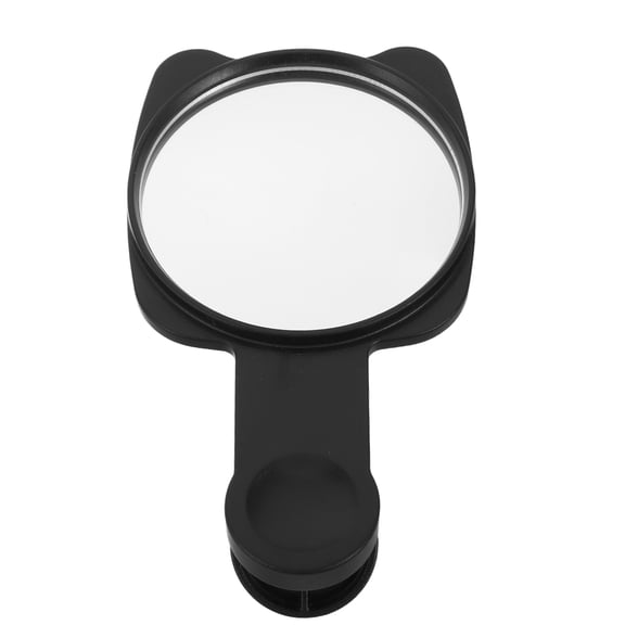 ELAYARD Privacy Mirror for Computer Desk Black Adjustable Clip on Office Rearview Monitor