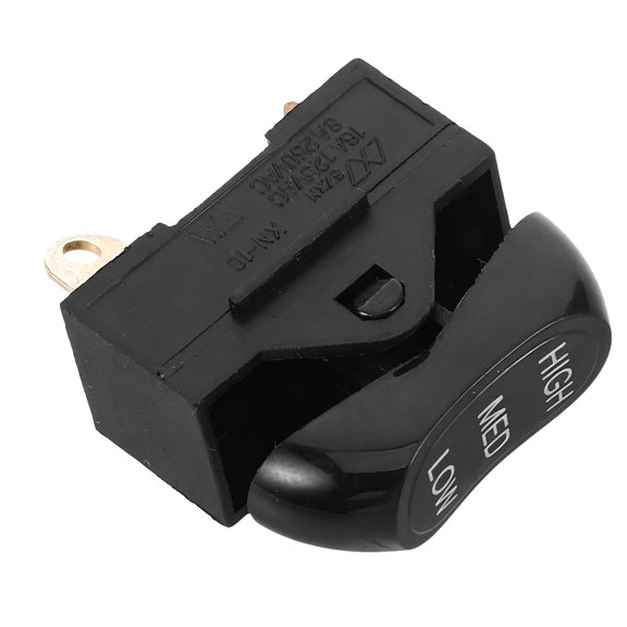 ELAYARD Professional Hair Dryer Rocker Switch Black 3 Speed Power Control Replacement