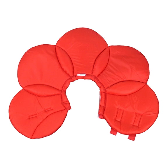 ELAYARD Red Collar for Dog Polyester Sponge Anti-Bite 1Pcs