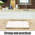 thumbnail image 1 of ELAYARD Acrylic Rectangular Decorative Tray for Cosmetics and Salon Use, 1 Pack, Stylish Organizer for Vanity, 1 of 6