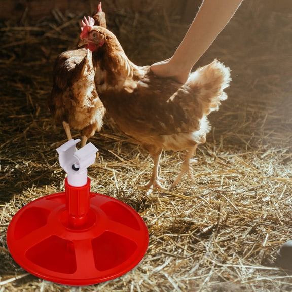 ELAYARD Poultry Waterer Automatic System with Grid Design for Ducks and Quail