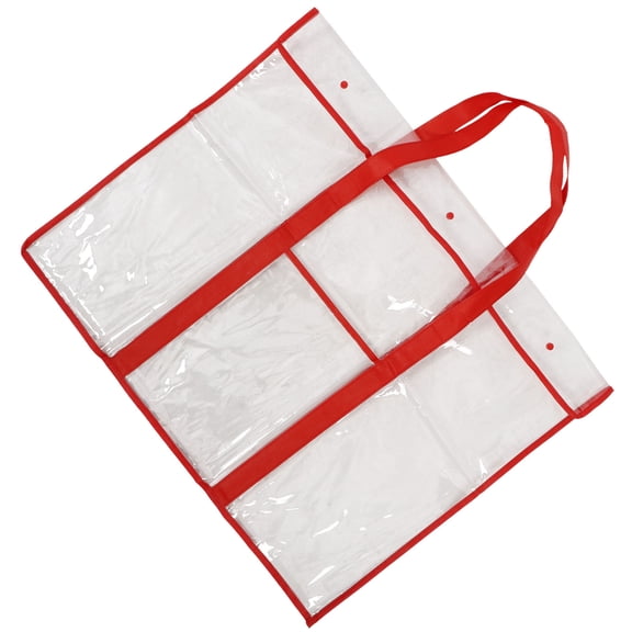 ELAYARD Portable Red Drawing Board Carrier with Separate Storage for Painting Tools
