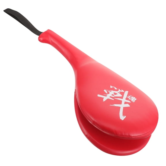 ELAYARD Red PU Kick Pad for Boxing, Taekwondo, and Gym Striking Training with Wear-Resistant Cover