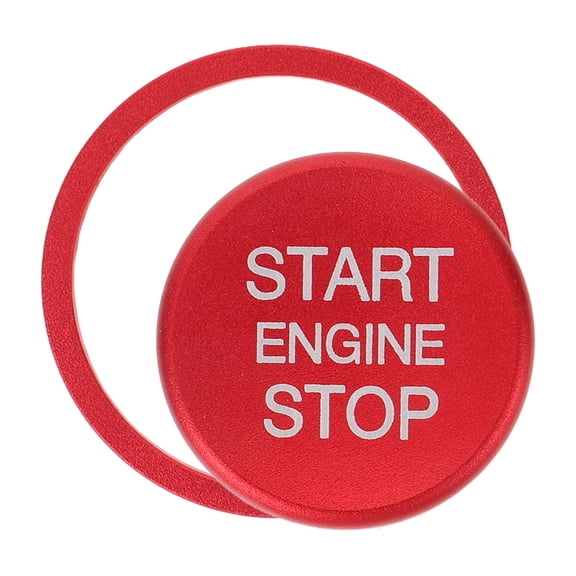 ELAYARD Car Push to Start Button Cover Red Adds Style and Protects Engine Switch