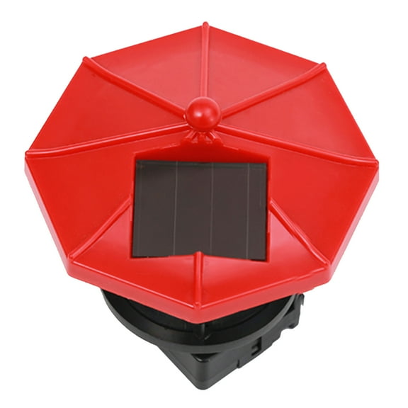 ELAYARD Outdoor Solar Lighthouse Garden Lamp Red LED Yard Light for Lawn Courtyard Decoration