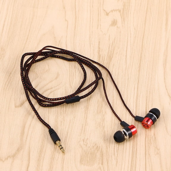 ELAYARD Red in-Ear Earphone with Noise Reduction and Comfortable Ergonomic Design