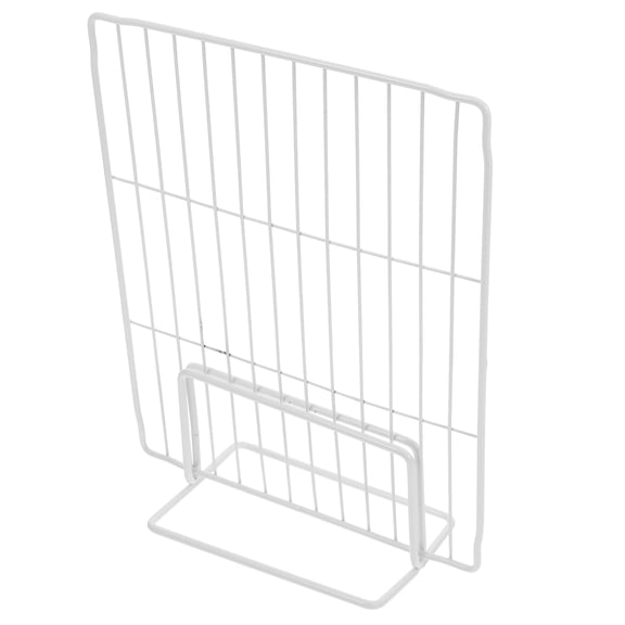 ELAYARD Adjustable White Iron Freezer Dividers Set for Home Storage and Organization, Space-Saving Kitchen Accessories