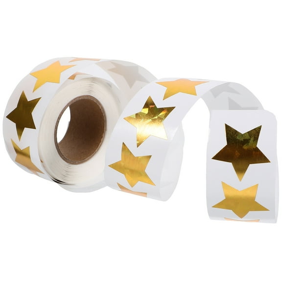 ELAYARD Decorative Golden Star Reward Stickers for Behavior Charts and Crafts