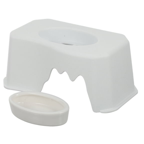 ELAYARD White Reptile Hideout Cave - Multi-Functional Gecko Tank Accessory for Pet Habitat Decor