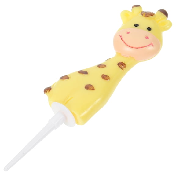 ELAYARD Resin Yellow Giraffe Cake Decoration for Bridal Shower Birthday and Party Cake Toppers