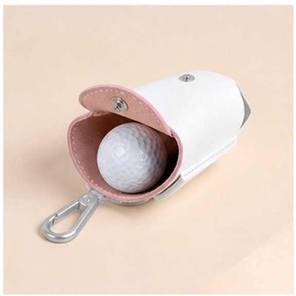 ELAYARD Reusable Pink Golfs Ball Pouch Stable Construction Compact Golfs Tee Organizer