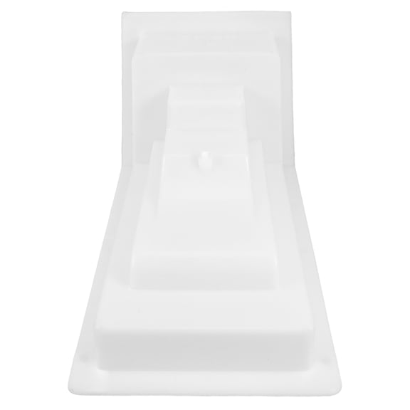 ELAYARD Lightweight Portable Roman Column Mold for Concrete Casts in Beige Plastic