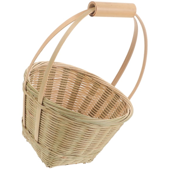 ELAYARD Rustic Style Woven Storage Basket for Fruit Bread and Snacks