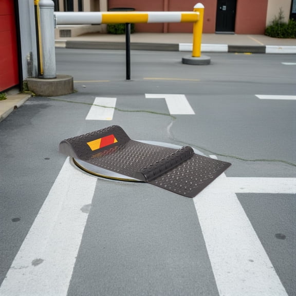 ELAYARD Plastic Truck Wheel Blocks for Garage, Driveway, and Outdoor Parking Safety