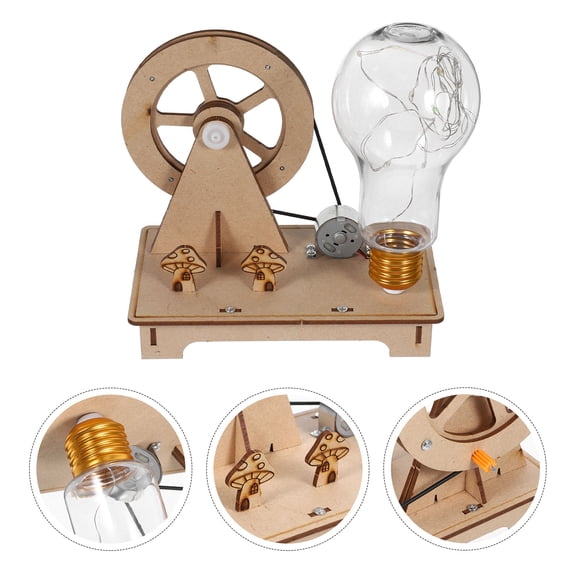 ELAYARD Science Experiment Kit Featuring Hand Crank Generator For Students 1 Set