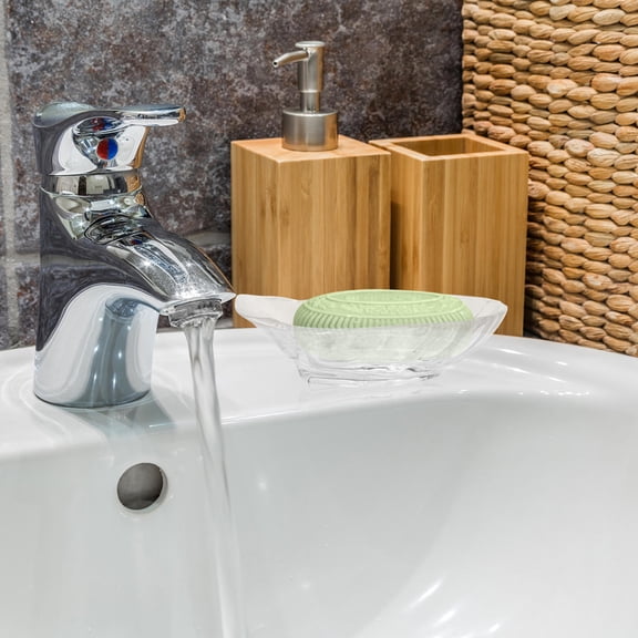 ELAYARD Seashell Tray for Soap Bar 1Set Acrylic Soap Storage for Bathroom