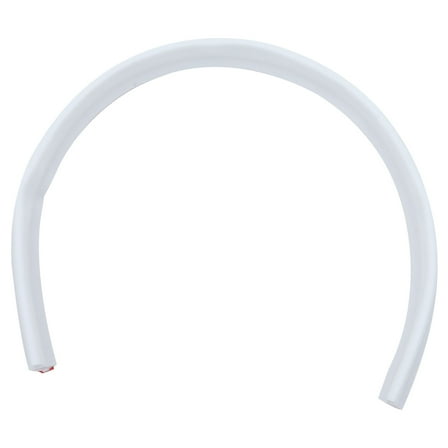 ELAYARD Bathroom Shower Trim Shower Threshold Water Dam White TPE 1Set