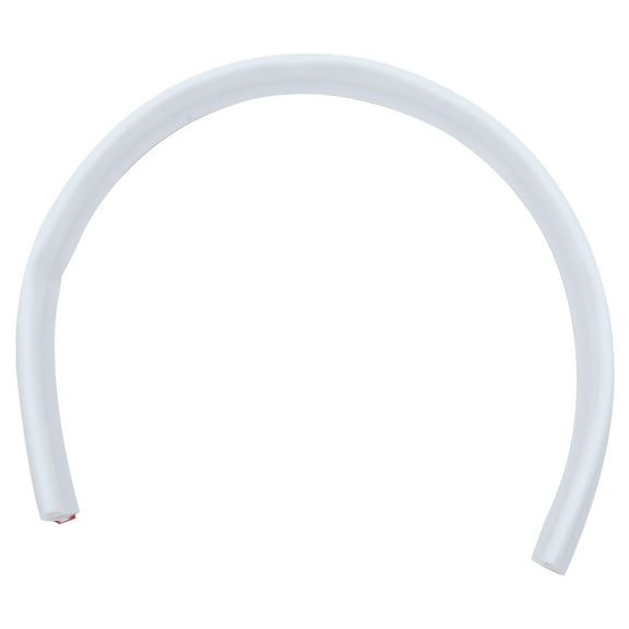 ELAYARD Bathroom Shower Trim Shower Threshold Water Dam White TPE 1Set