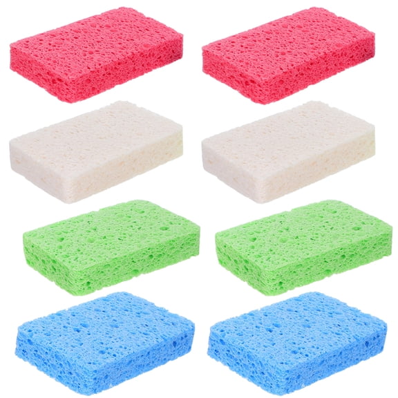 ELAYARD Set of 8 Knockdown Texture Sponge for Painting by Professionals in Assorted Color for Wall Painting