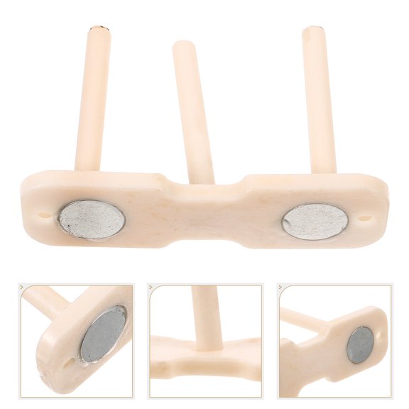 ELAYARD Sewing Thread Holder Plastic Khaki 1Set Thread Storage DIY Aid for Home Users