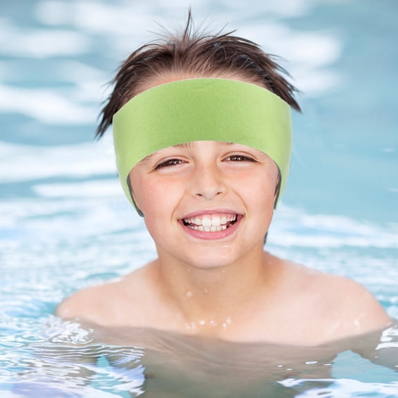 ELAYARD Sports Headband Light Green Elastic for Swimming and Workouts