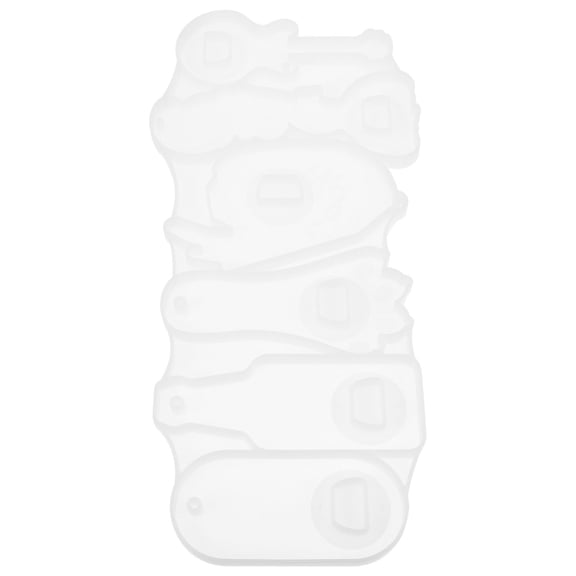 ELAYARD Silicone Bottle Opener Mold for Resin Casting White Multifunctional Kitchen Use