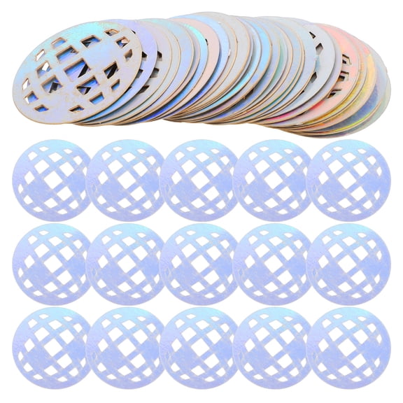 ELAYARD Disco Decorations 1 Bag Silver Paper Disco Ball Confetti Light Reflection for Table Decor