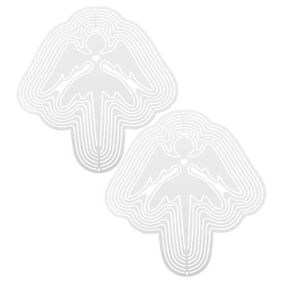 ELAYARD 5.5 Inch Stainless Steel Hanging Wind for Outdoor Garden Decor, Easy to Install and