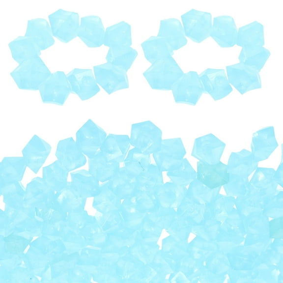 ELAYARD Sky Blue Aquarium Rocks Glowing Stones for Garden Pools Water Features and Pathways