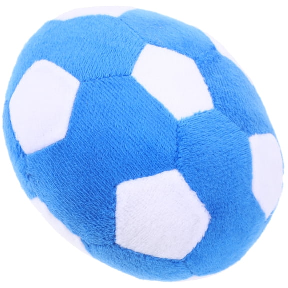 ELAYARD Stuffed Dog Biting Ball Plush Ball Sky Blue 1Set Molar Chewing Indoor .7*4.7*4.7in for Fan Gear