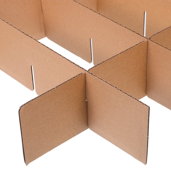ELAYARD Shipping Box Dividers for Glassware, Moving Case Inserts , Protective Packaging Supplies 5pcs (13.19x3.15x0.12in)
