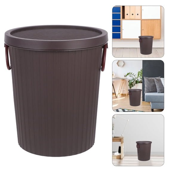 ELAYARD Multipurpose Coffee Small Trash Can with Lid and Tea Dregs Filter for Home Use