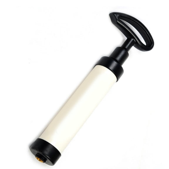 ELAYARD Volleyball Inflator Hand Air Pump for Balls White for Travel 1Pack