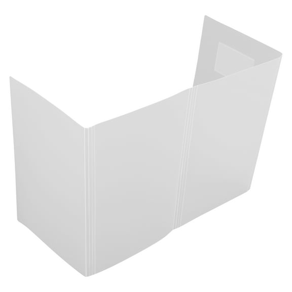 ELAYARD Soundproof Desk Divider Transparent ABS 1Pack for Dining Table Use