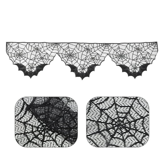 ELAYARD Spider Web Table Runner for adults Polyester Decoration 1Set