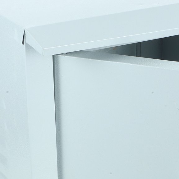 ELAYARD Splashproof Outdoor Junction Box Light Grey Metal Enclosure with Easy Installation Features