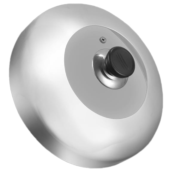 ELAYARD Universal Cover Pot Lid Stainless Steel Silver 1Pcs for Kitchen Utensil