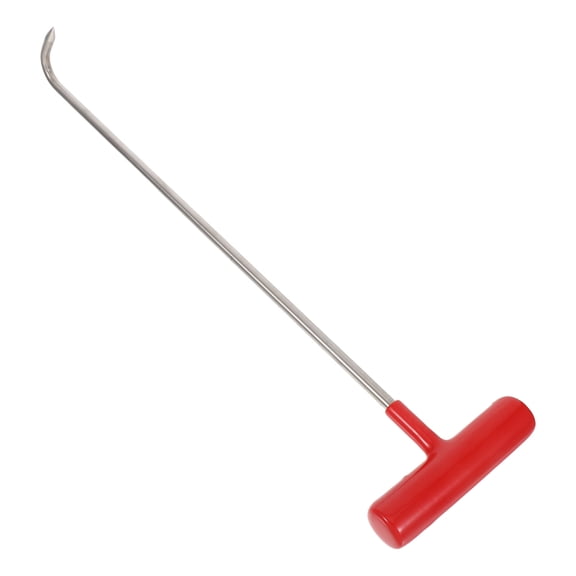 ELAYARD Stainless Steel T-Hook Manhole Puller for Outdoor Sewer Lid Lifting - Heavy Duty