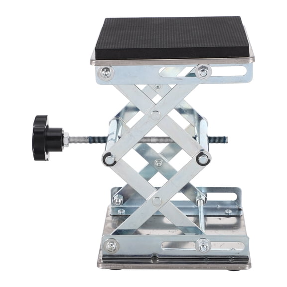 ELAYARD Stainless Steel Lab Scissor Jack Lift Table with Padded Platform for Accurate Equipment Support