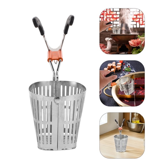 ELAYARD Food Grade 304 Stainless Steel Hot Pot Strainer with Handle