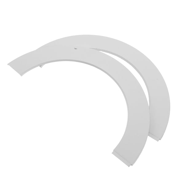 ELAYARD Durable White Stainless Steel Pipe Cover, Enhances Kitchen and Bath Decor