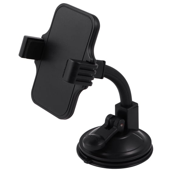 ELAYARD Black ABS Cup Phone Mount for Car - Mobile Phone Holder with Support, 1 Piece
